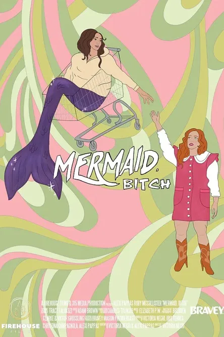 Mermaid, Bitch poster background