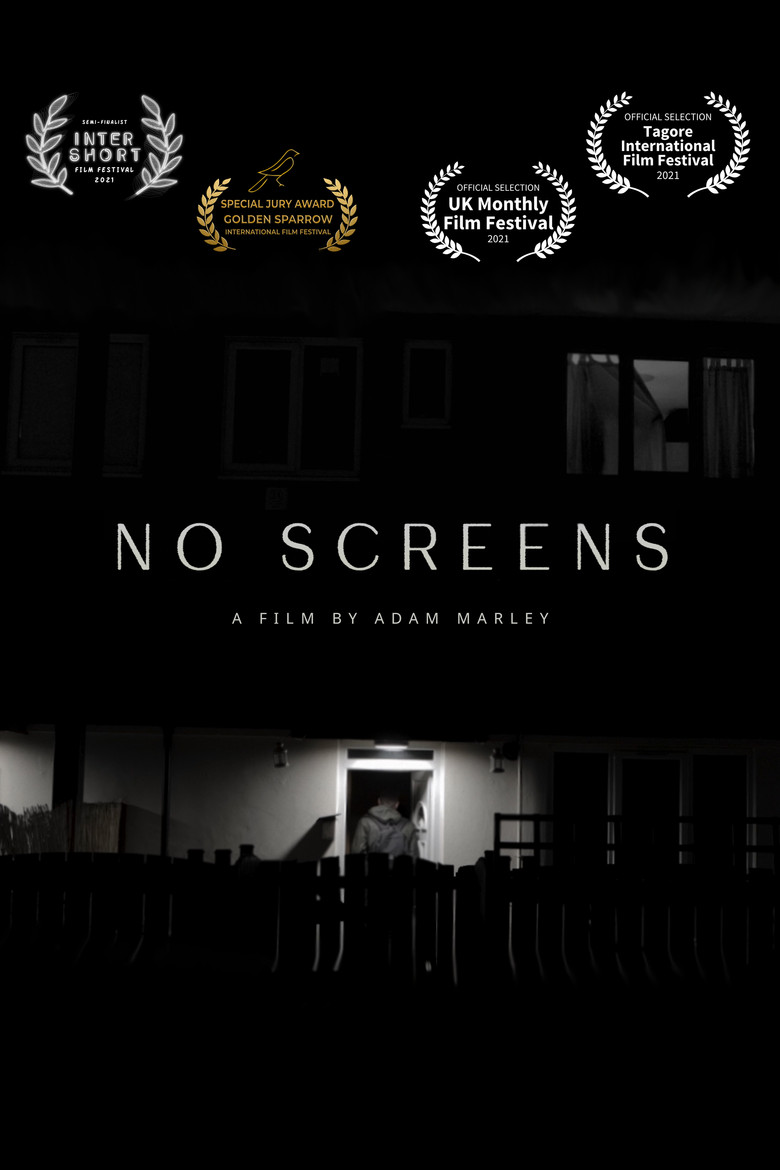 No Screens poster background