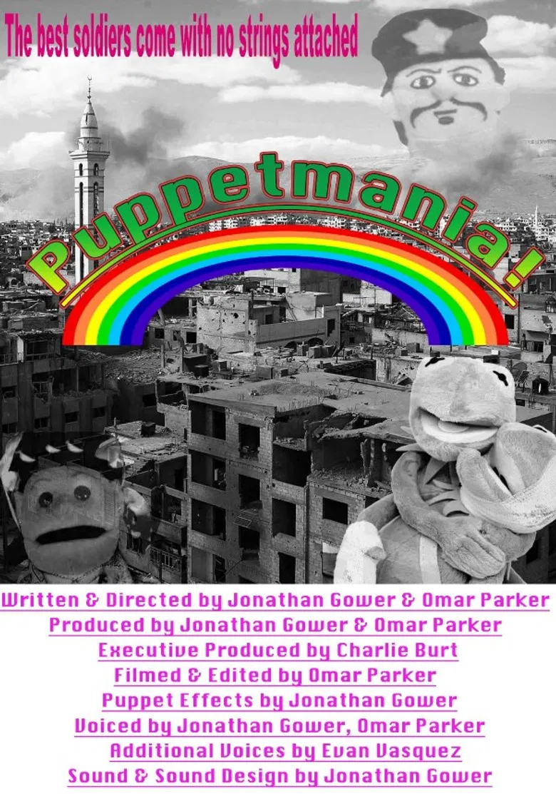 Puppetmania poster background