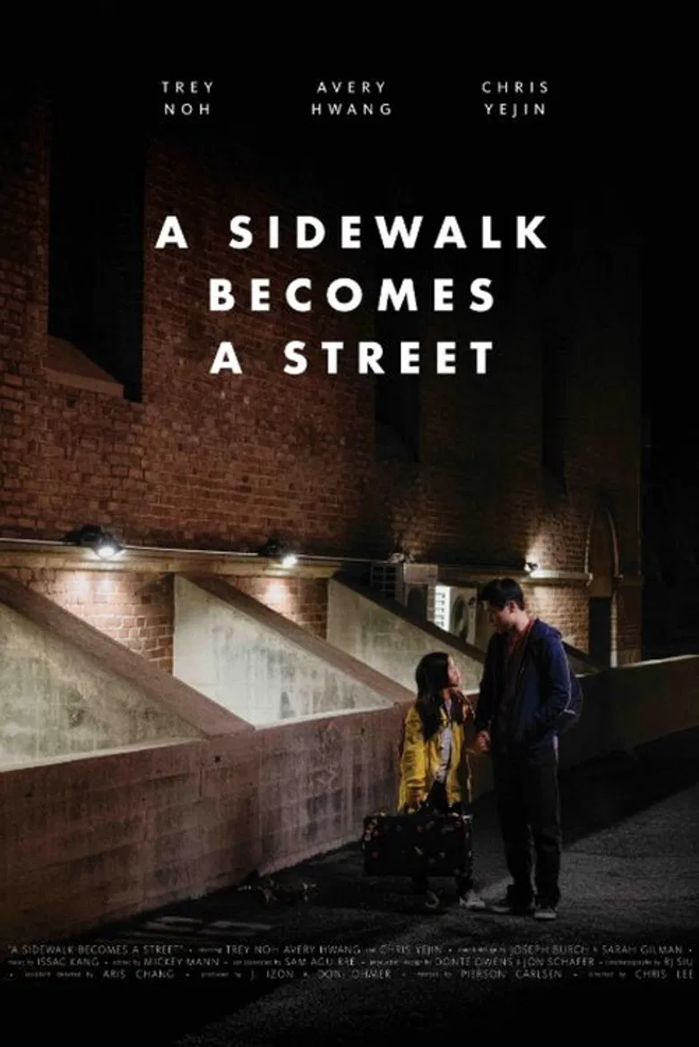 A Sidewalk Becomes a Street poster background