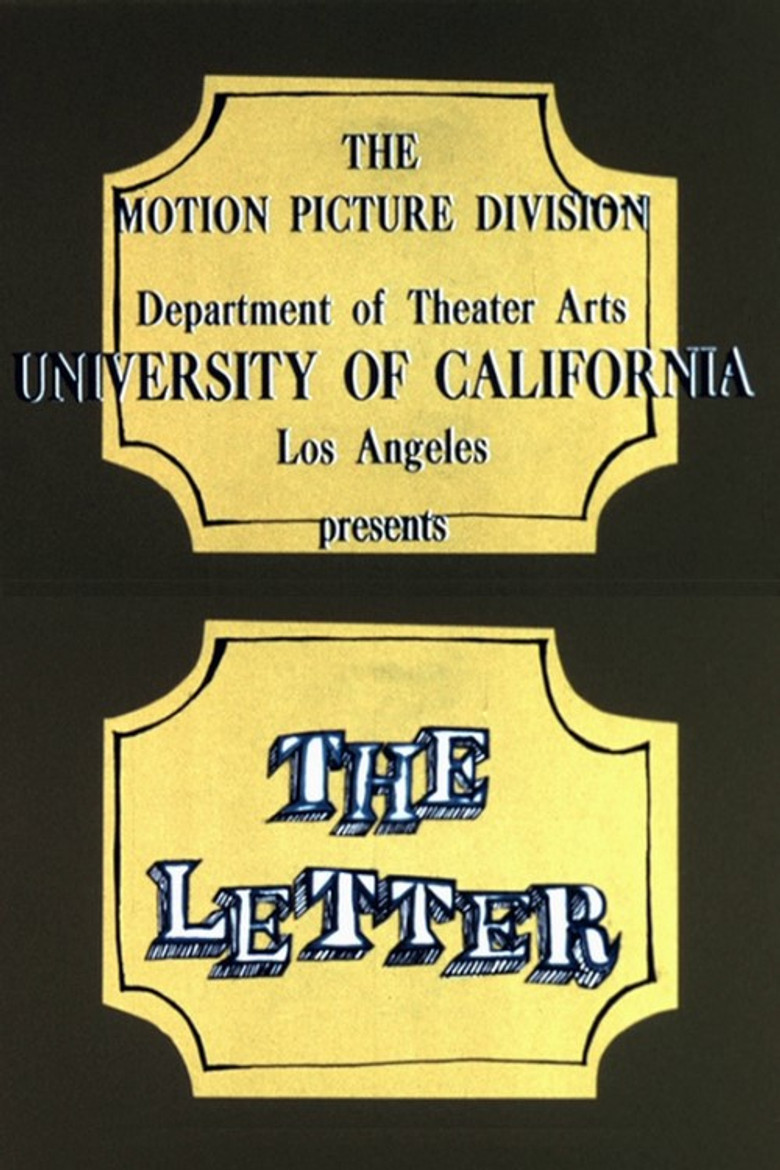 The Letter poster background