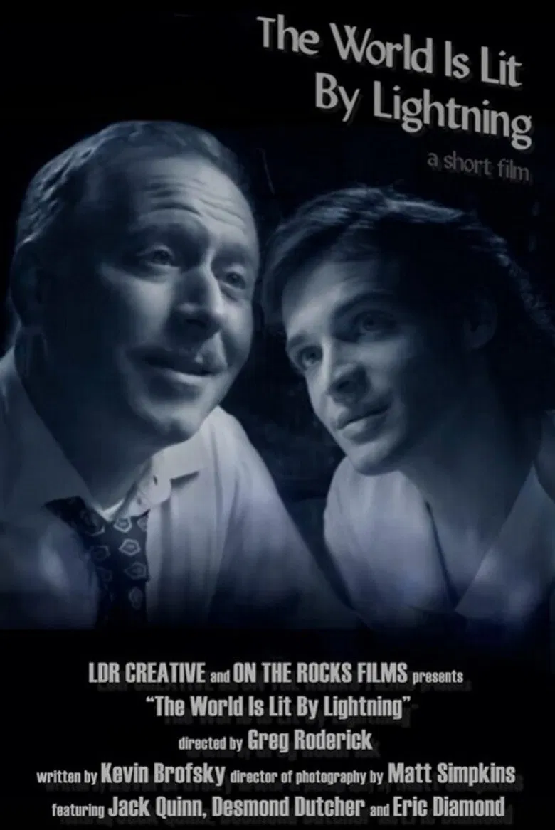 The World Is Lit by Lightning poster background