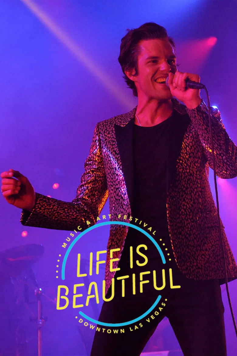 Brandon Flowers - Life is Beautiful Festival 2015 poster background