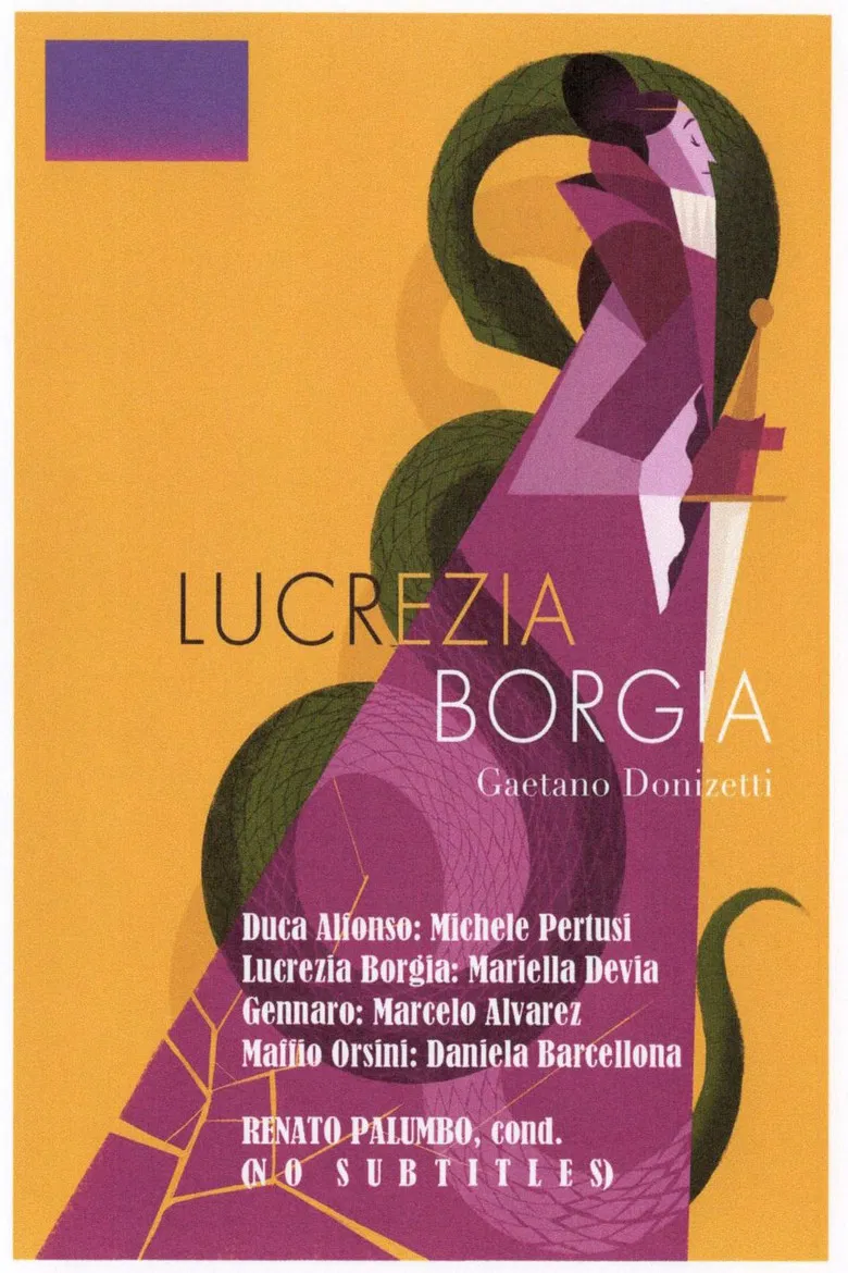 Lucrezia Borgia - Teatro degli Arcimboldi poster background