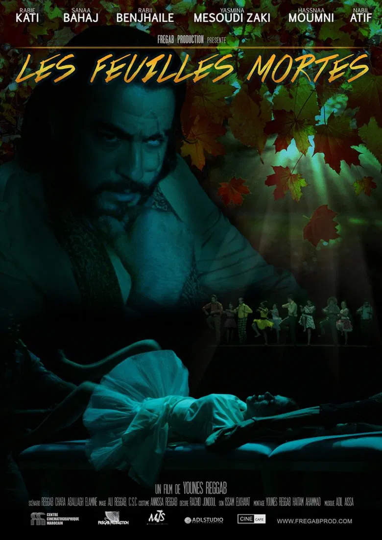 Dead Leaves poster background