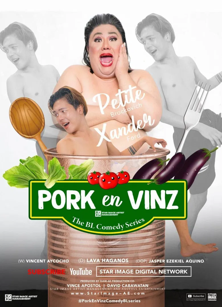 Pork en Vinz poster background
