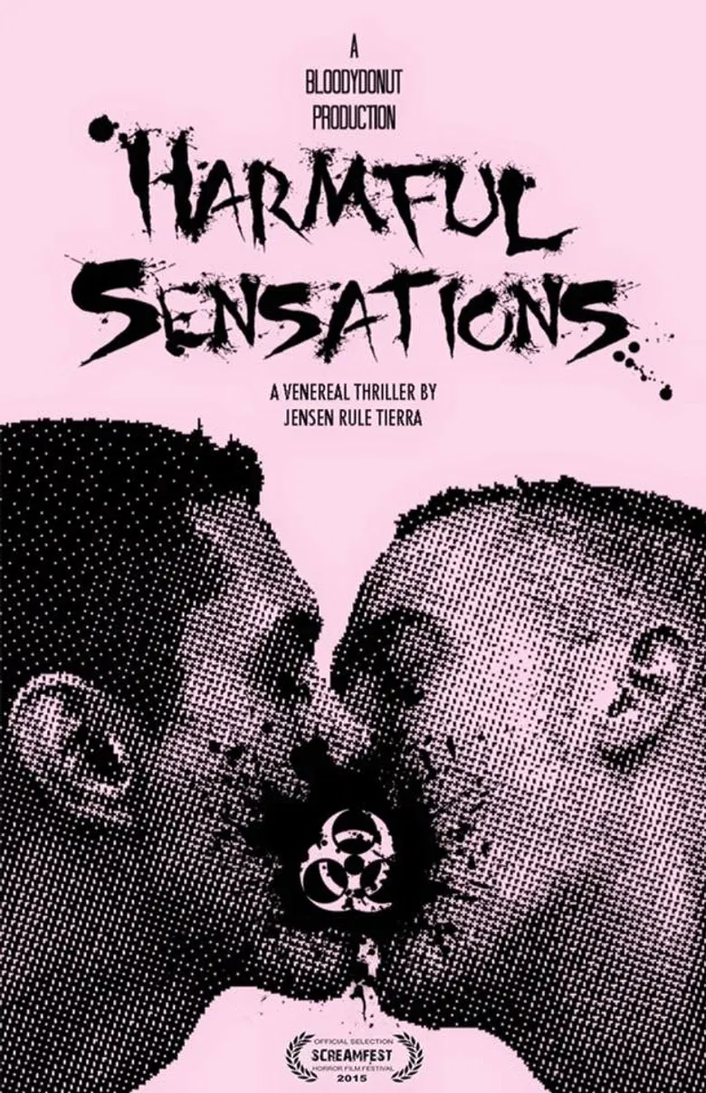 Harmful Sensations poster background
