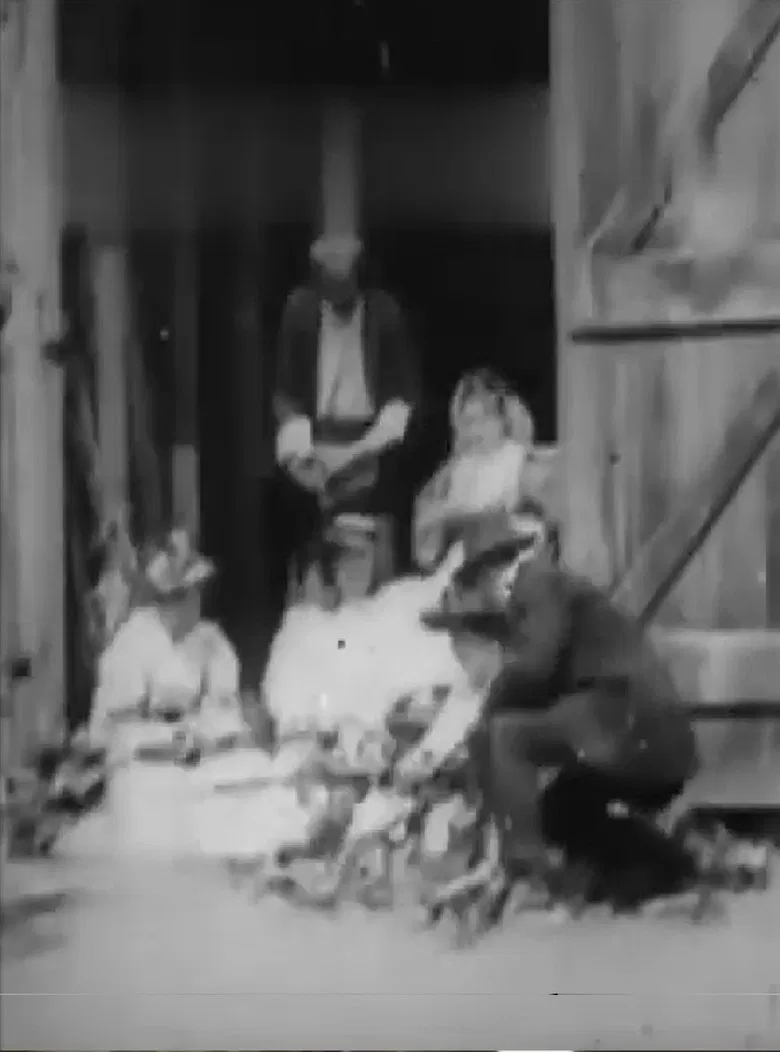 Husking Bee poster background