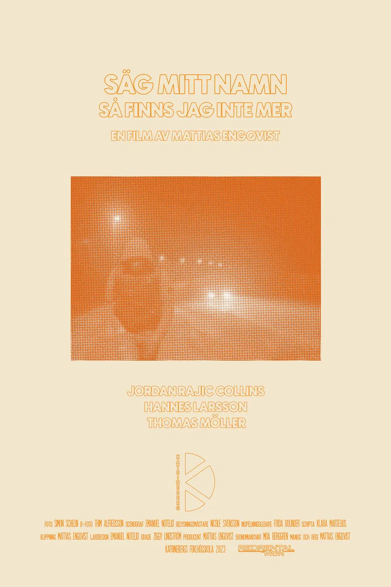 Säg mitt namn så finns jag inte mer poster background