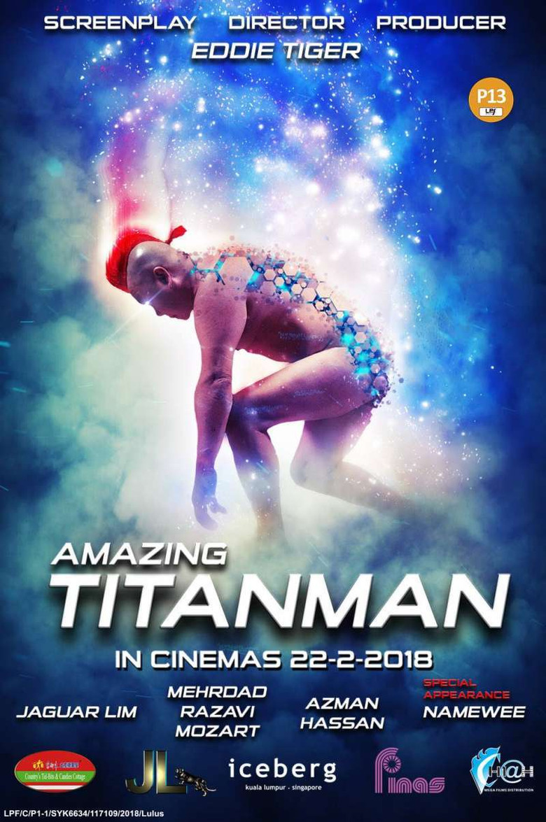 Amazing Titanman poster background