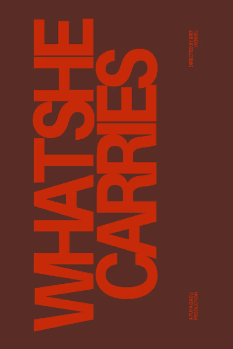 What She Carries poster background