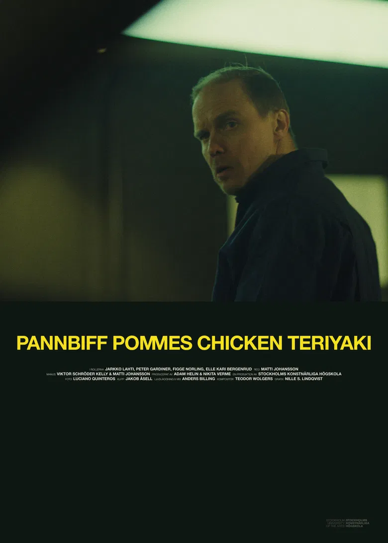 Pannbiff Pommes Chicken Teriyaki poster background