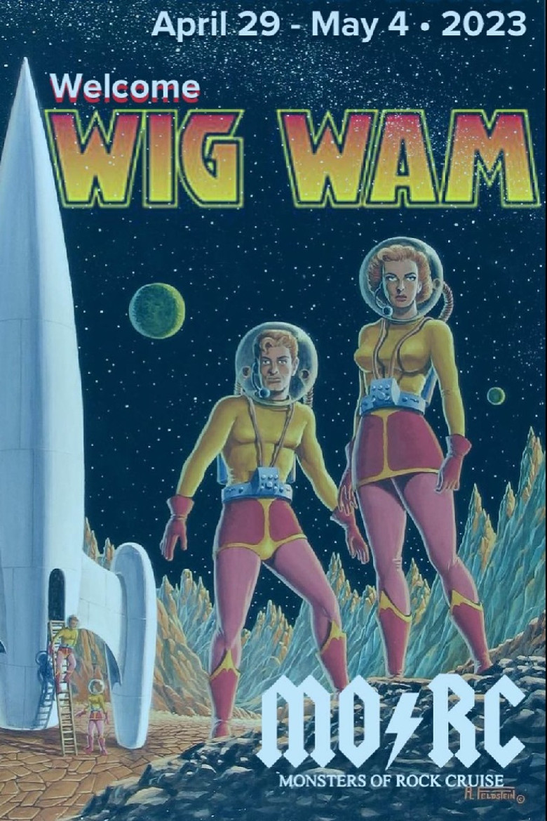 Wig Wam Monsters of Rock Cruise poster background