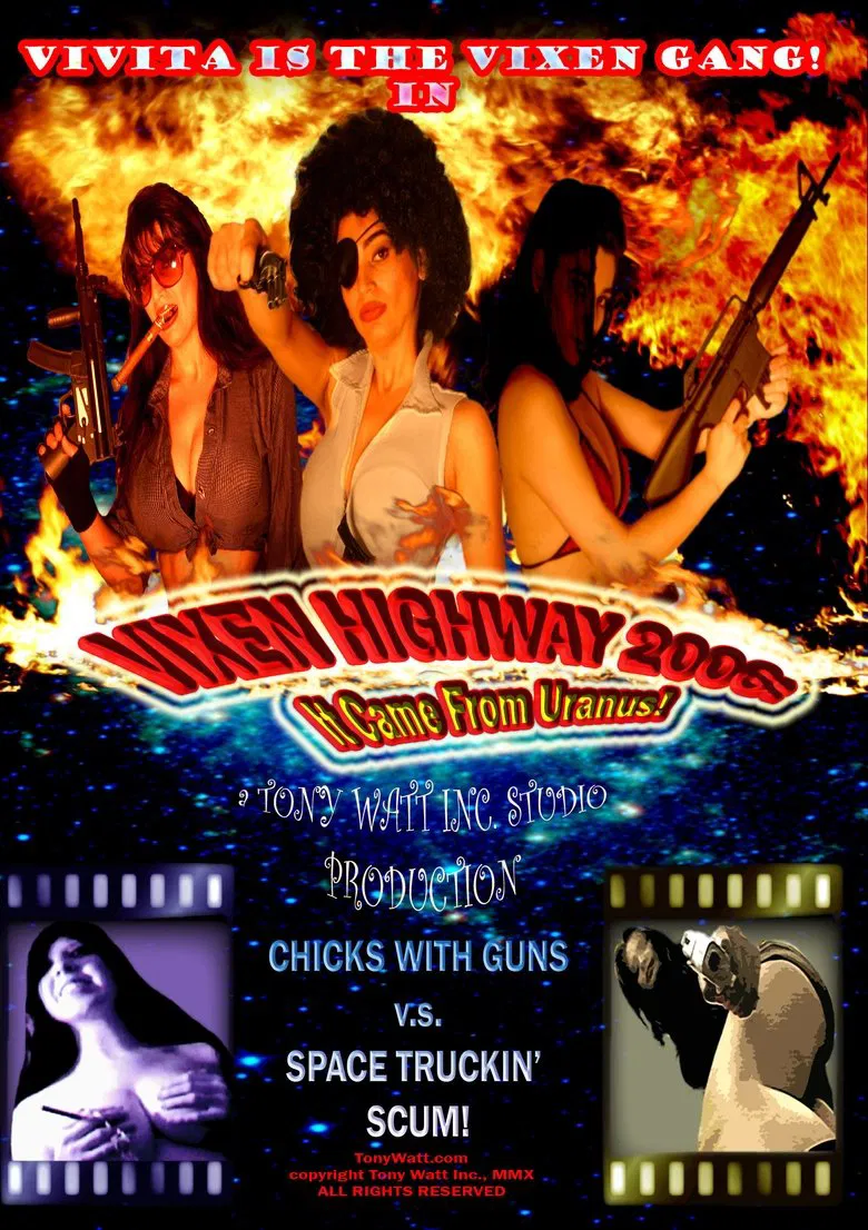 Vixen Highway 2006: It Came from Uranus! poster background