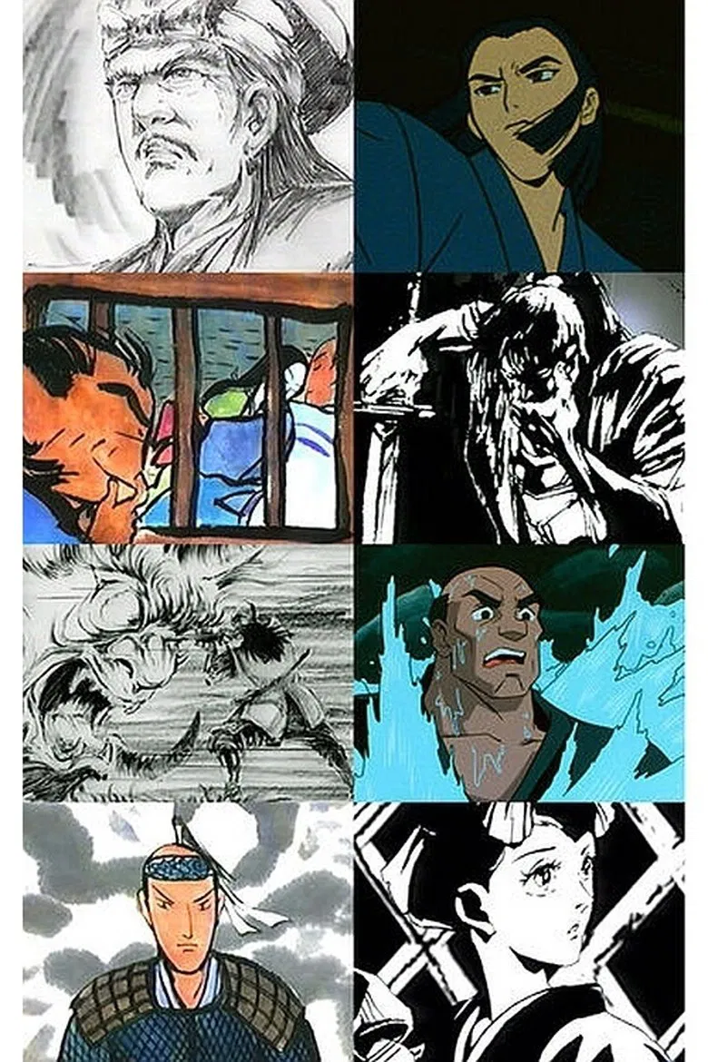 Pitch-Dark Period Drama poster background