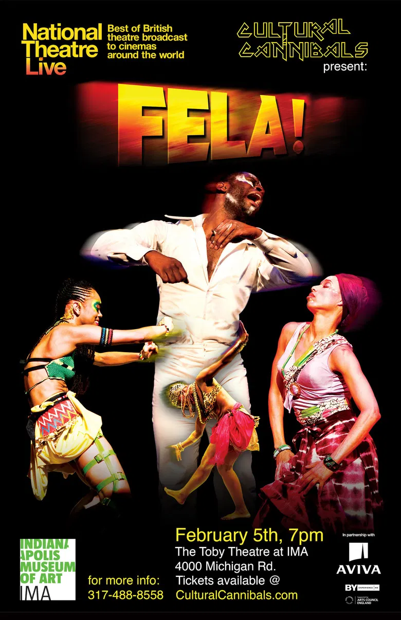 National Theatre Live: Fela! poster background
