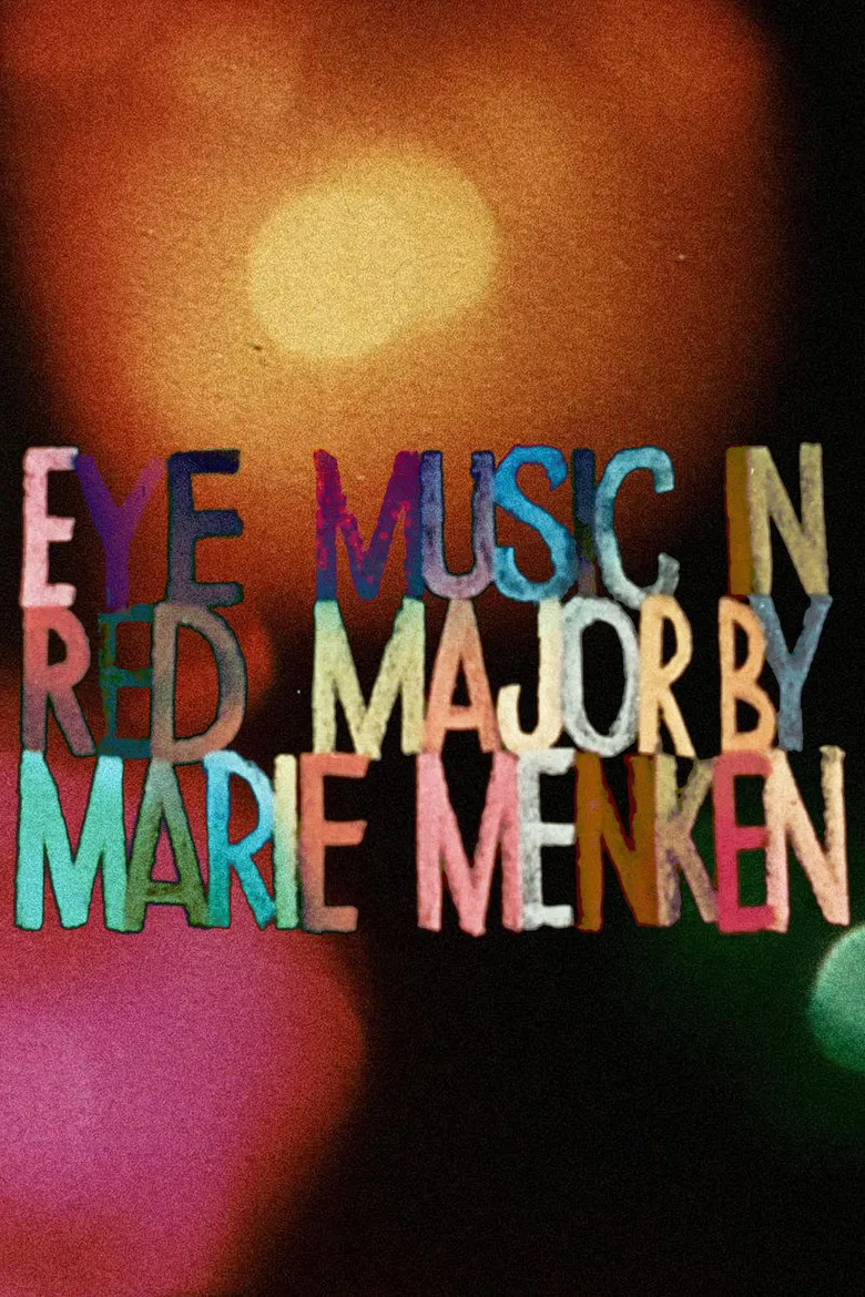 Eye Music in Red Major poster background