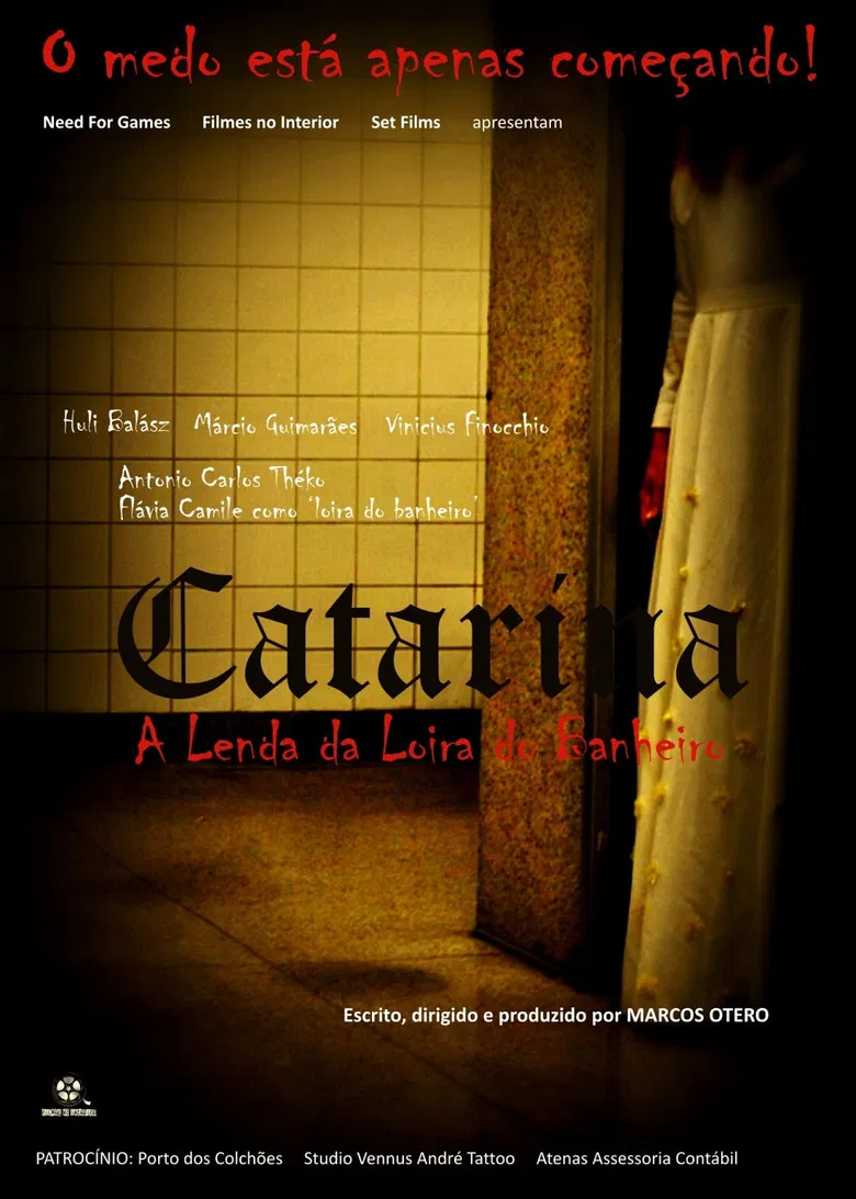 Catarina – A Lenda da Loira do Banheiro poster background
