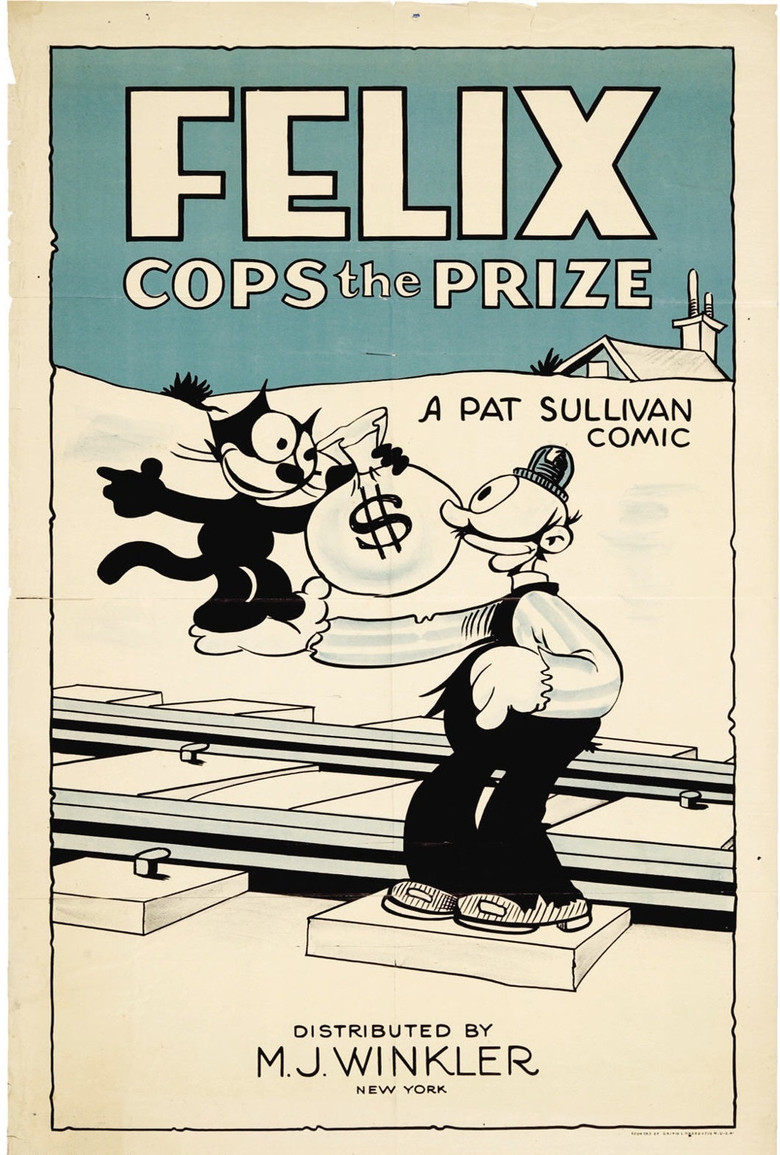 Felix Cops the Prize poster background