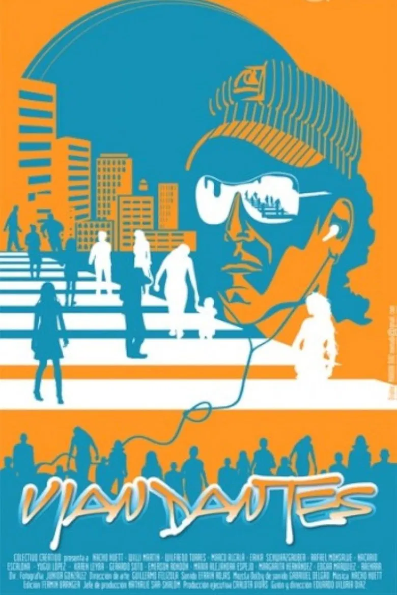 Viandantes poster background