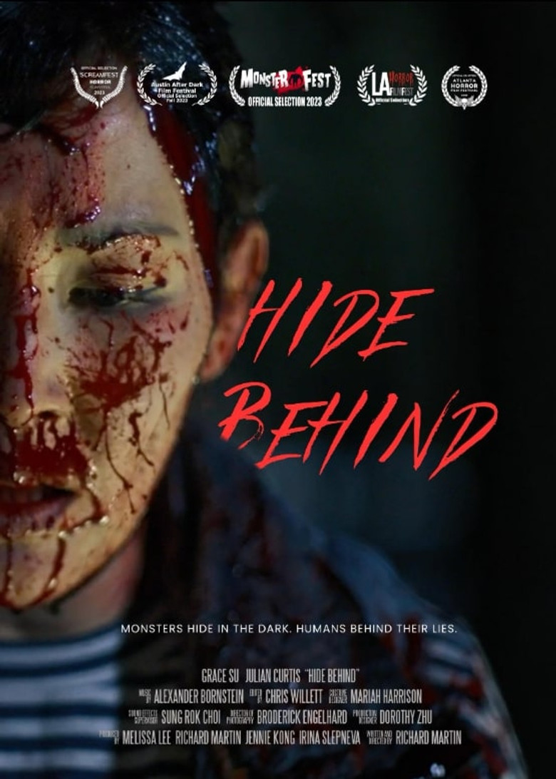 Hide Behind poster background