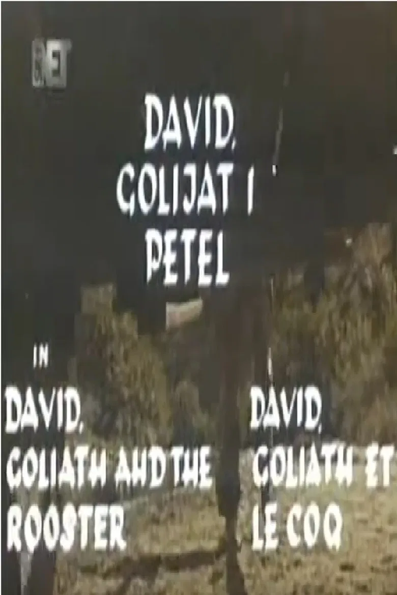 David, Goliath and the Rooster poster background
