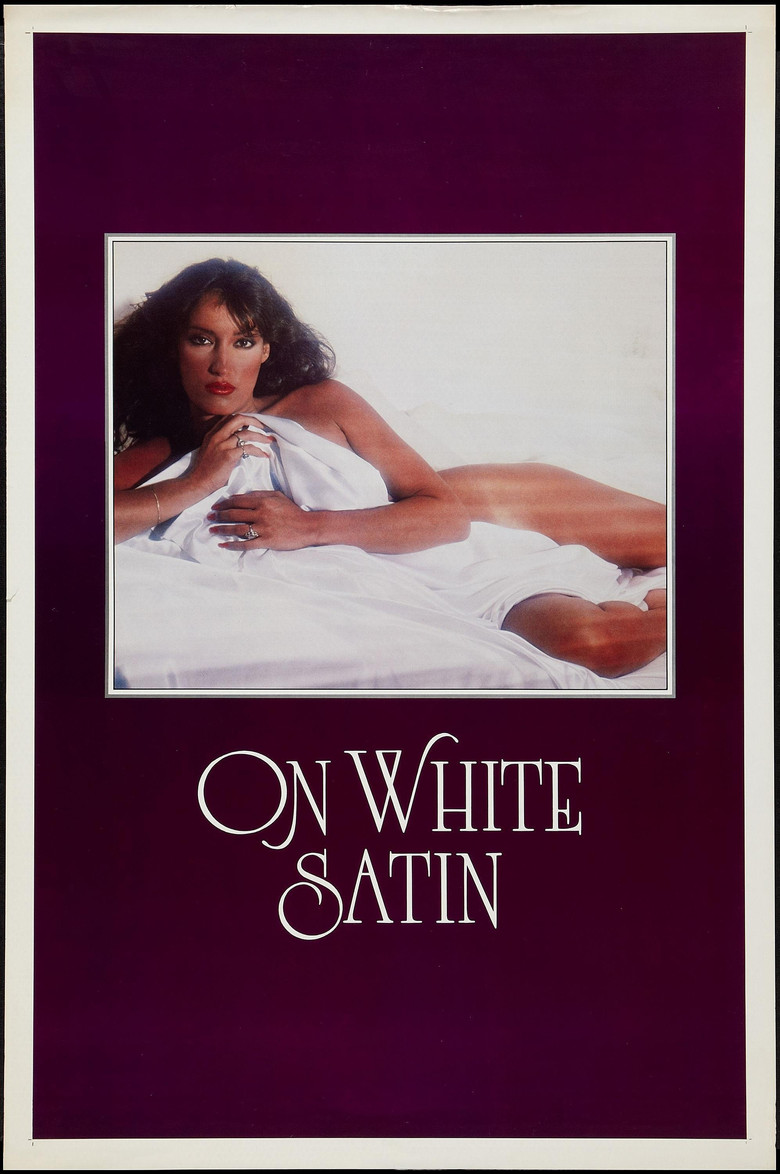 On White Satin poster background
