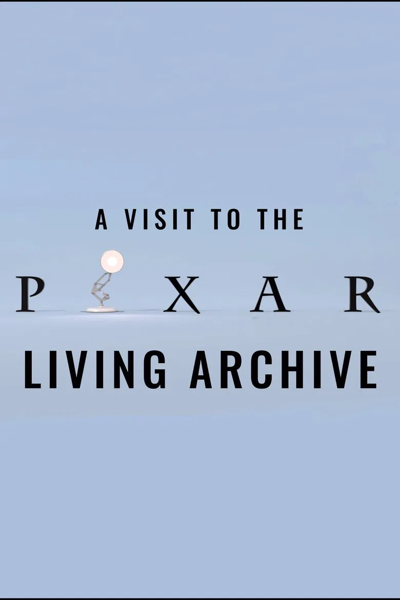 A Visit to the Pixar Living Archive poster background
