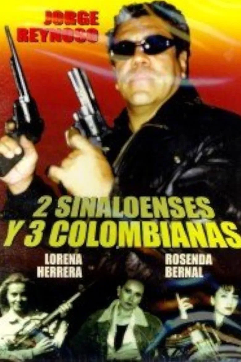 2 Sinaloenses y 3 Colombianas poster background