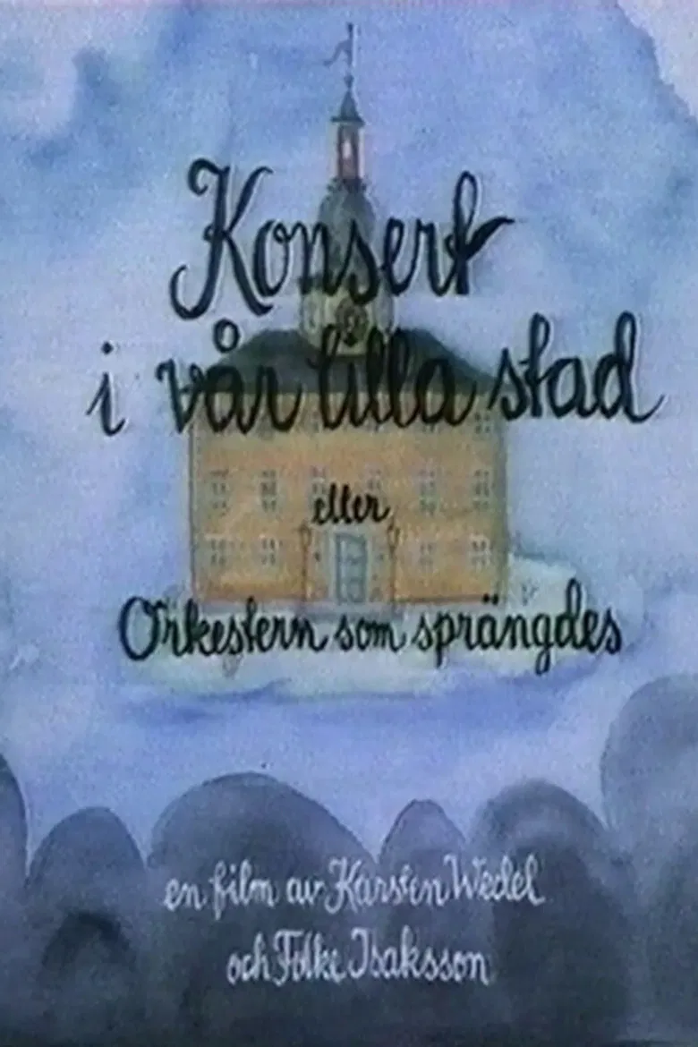 Konsert i vår lilla stad poster background