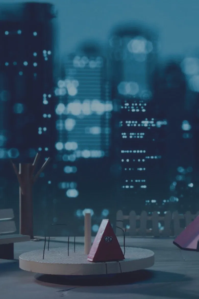 Edgy poster background