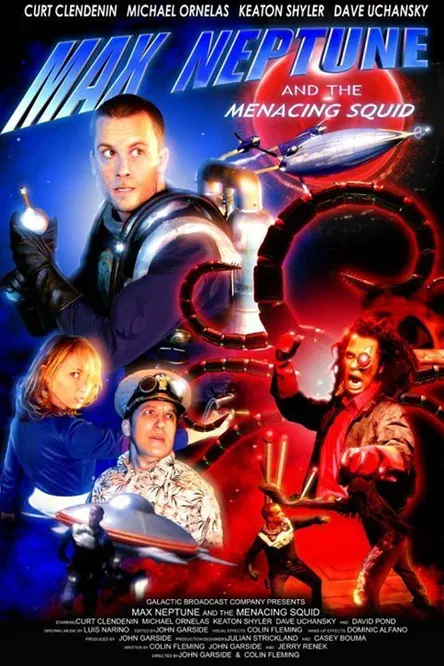 Max Neptune and the Menacing Squid poster background