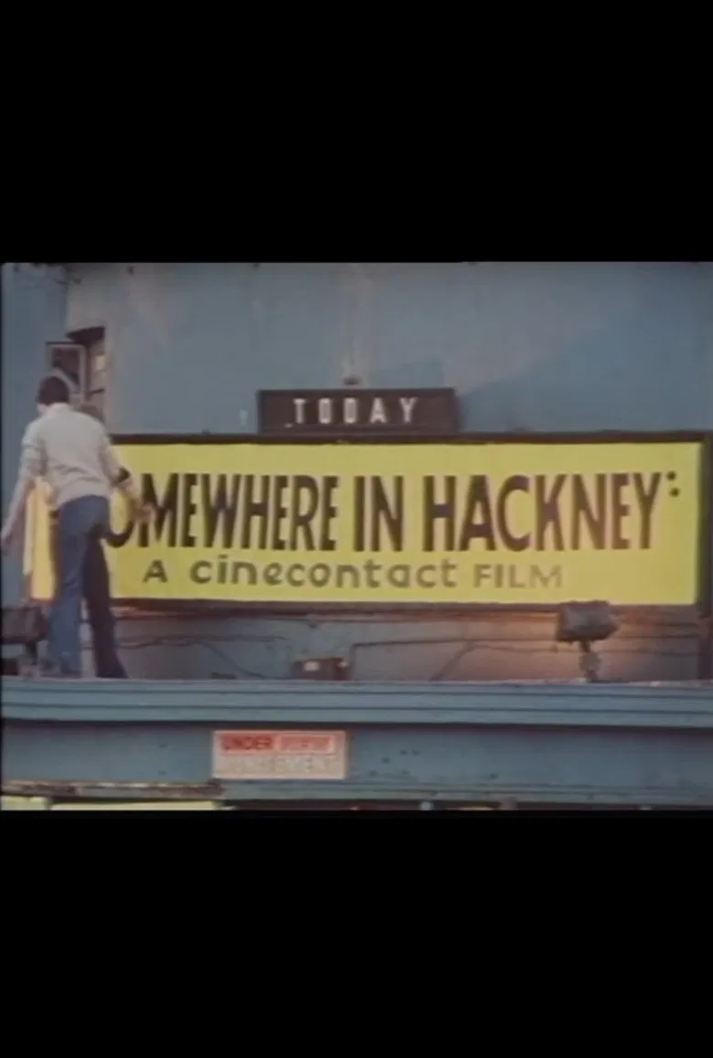 Somewhere in Hackney poster background