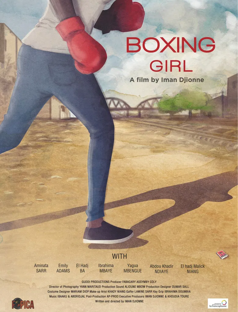 Boxing Girl poster background