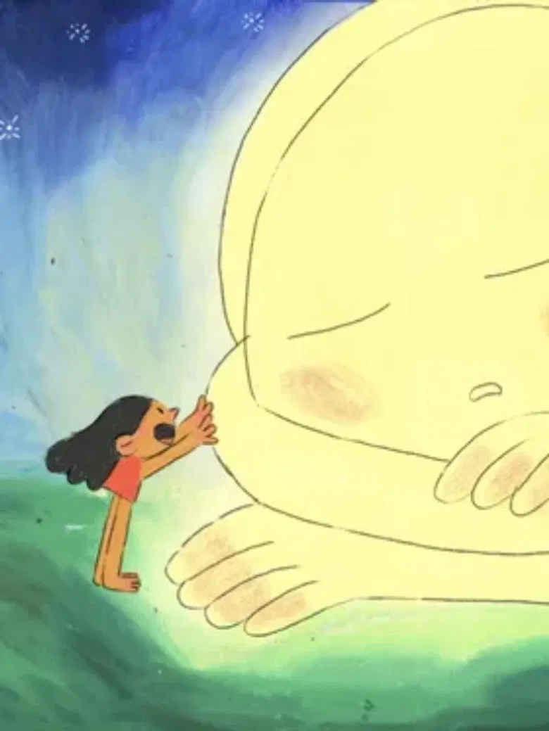 Trails of the Morning poster background