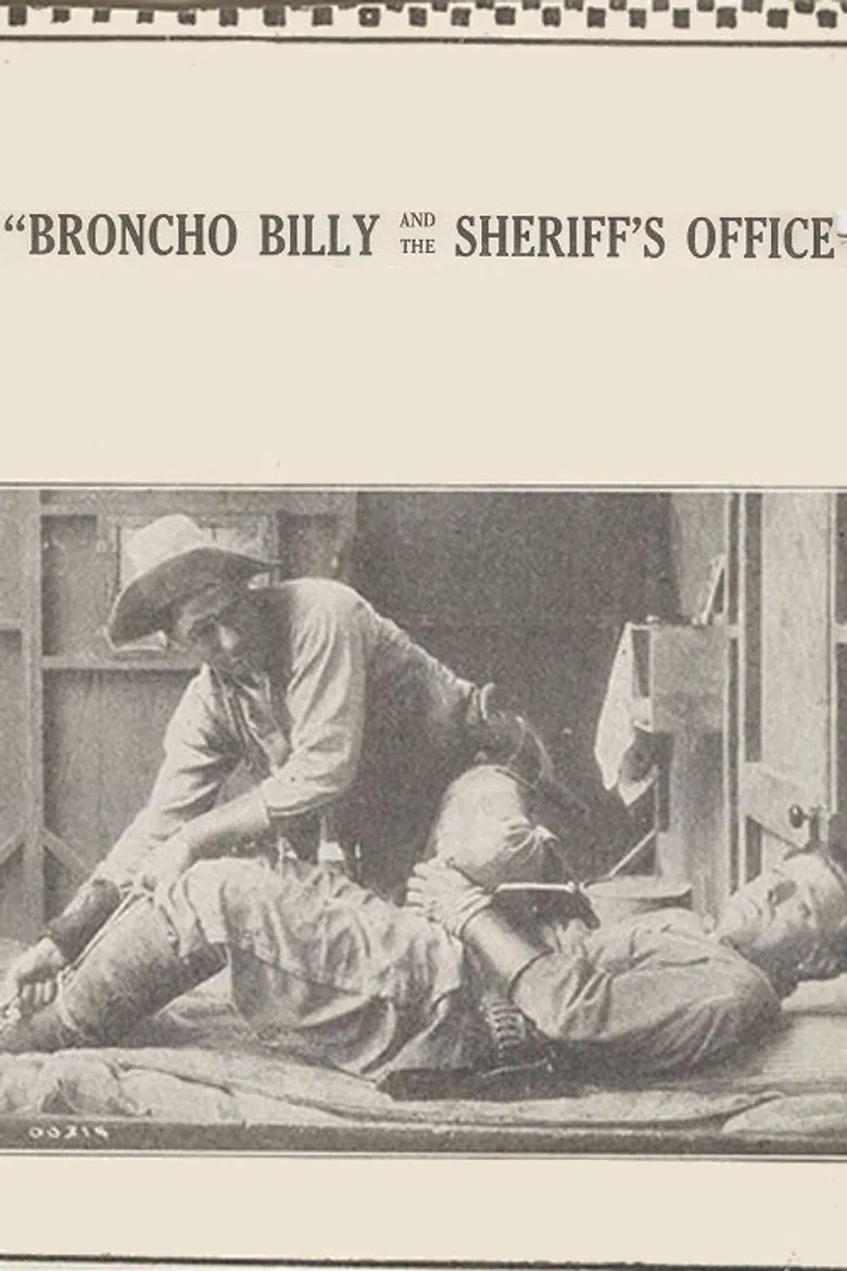 Broncho Billy and the Sheriff's Office poster background