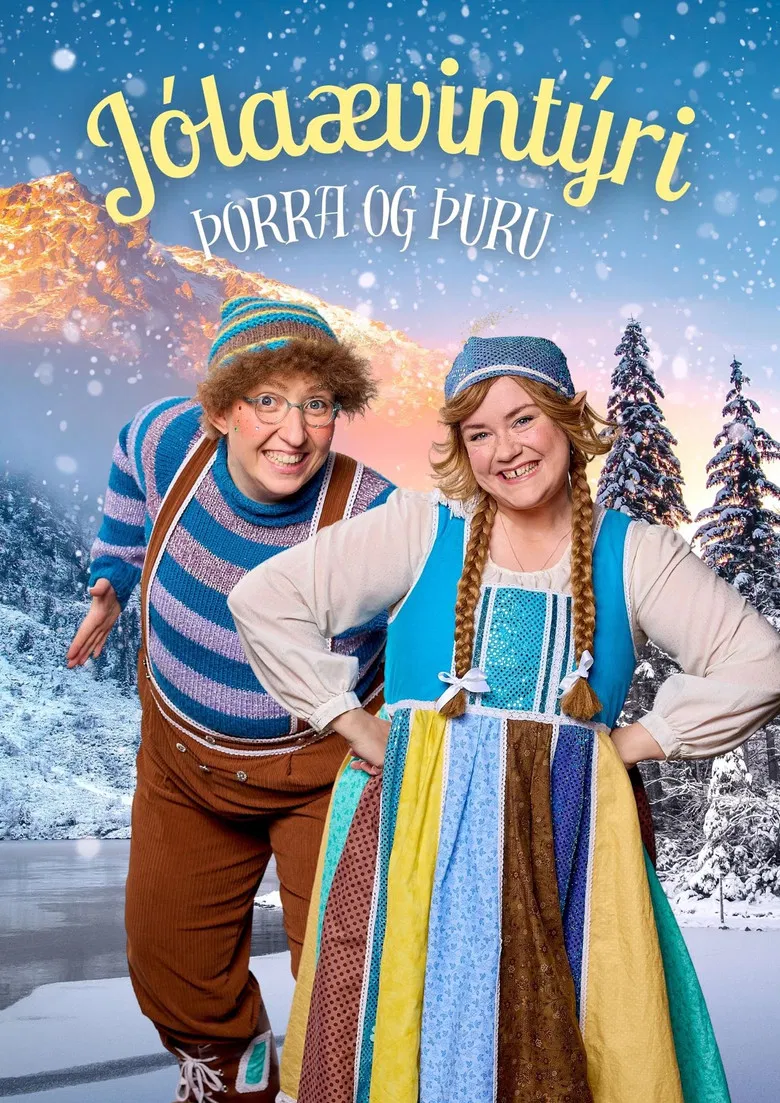 Jólaævintýri Þorra og Þuru poster background