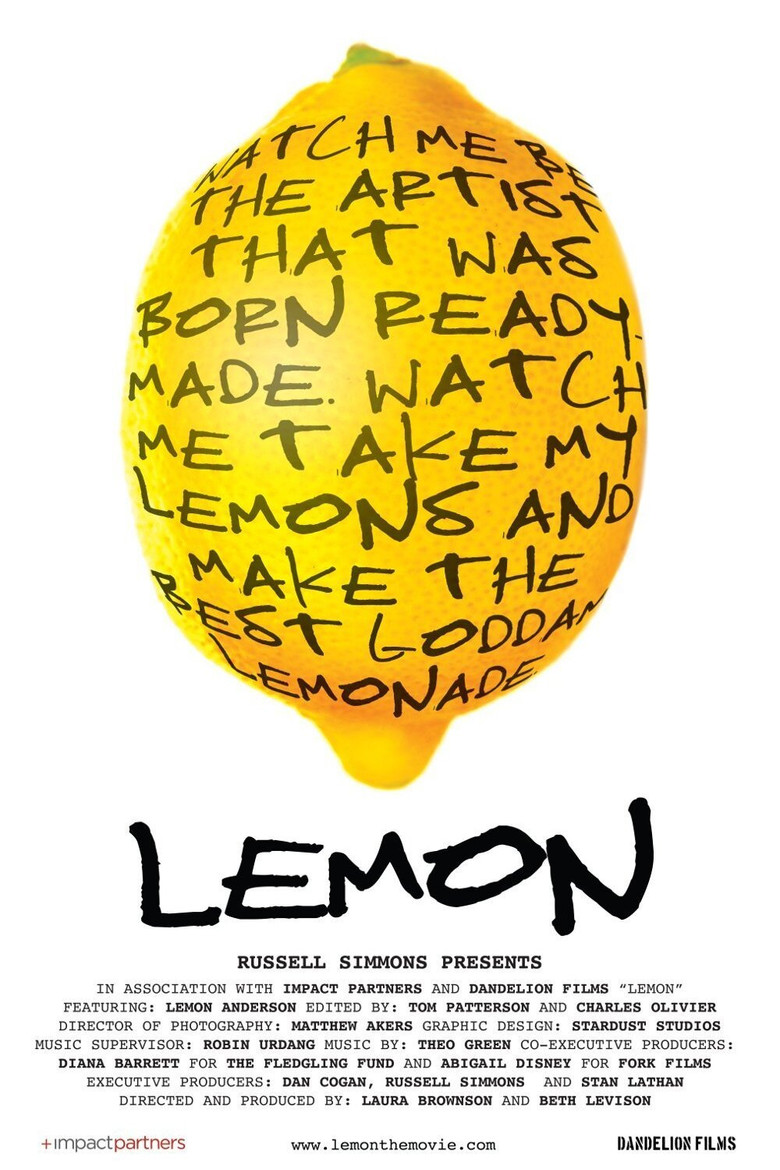 Lemon poster background