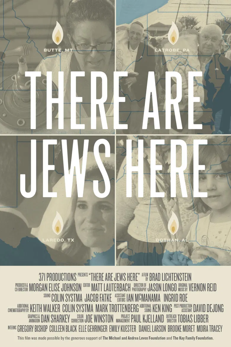 There Are Jews Here poster background