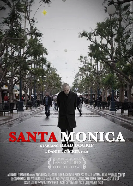 Santa Monica poster background