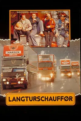 Truck-driver poster background