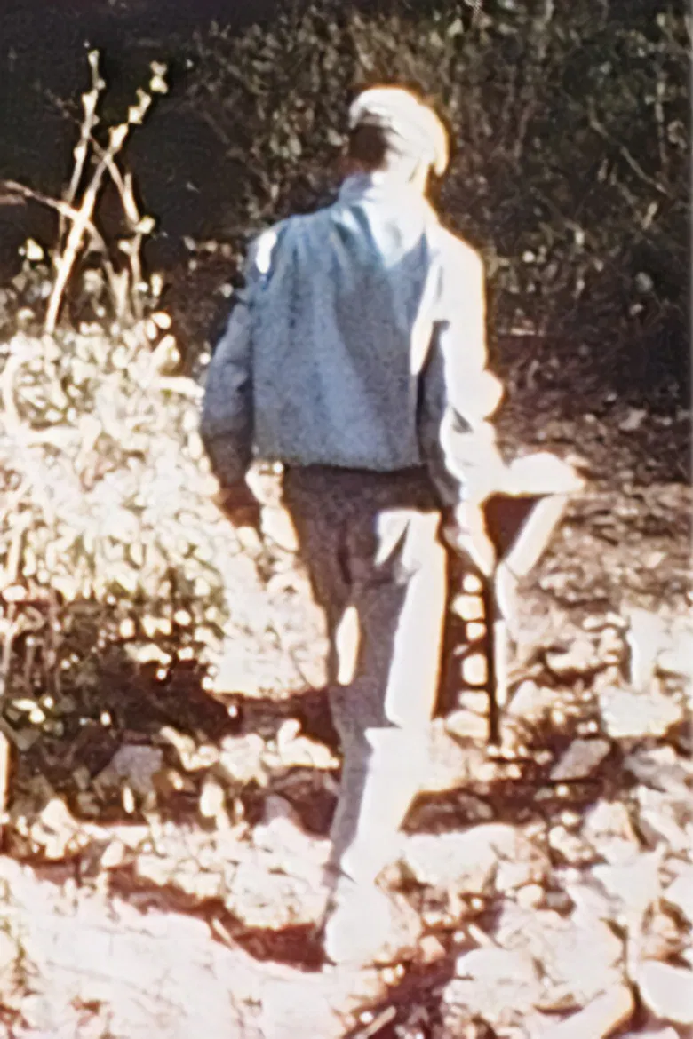 This Kind of Thing - He and Us (Bruce Baillie) poster background