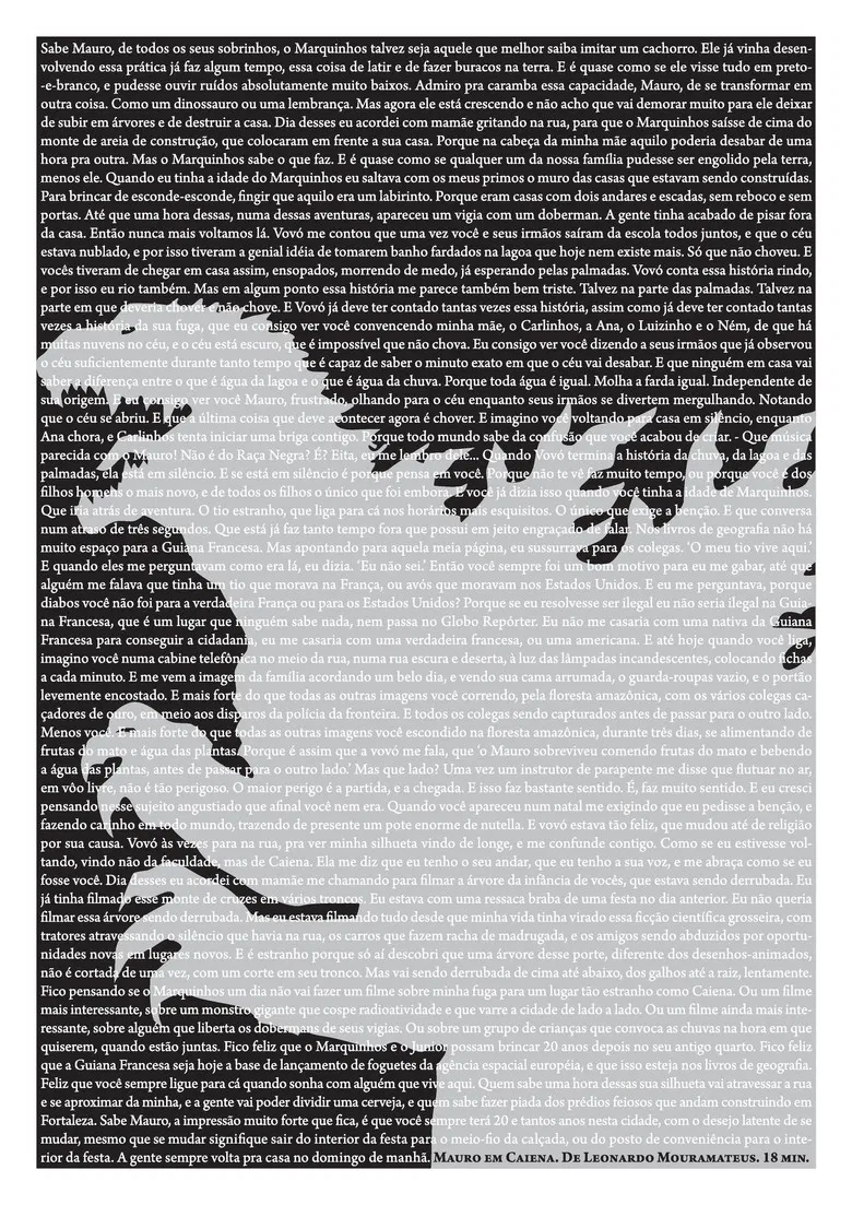 Mauro in Cayenne poster background