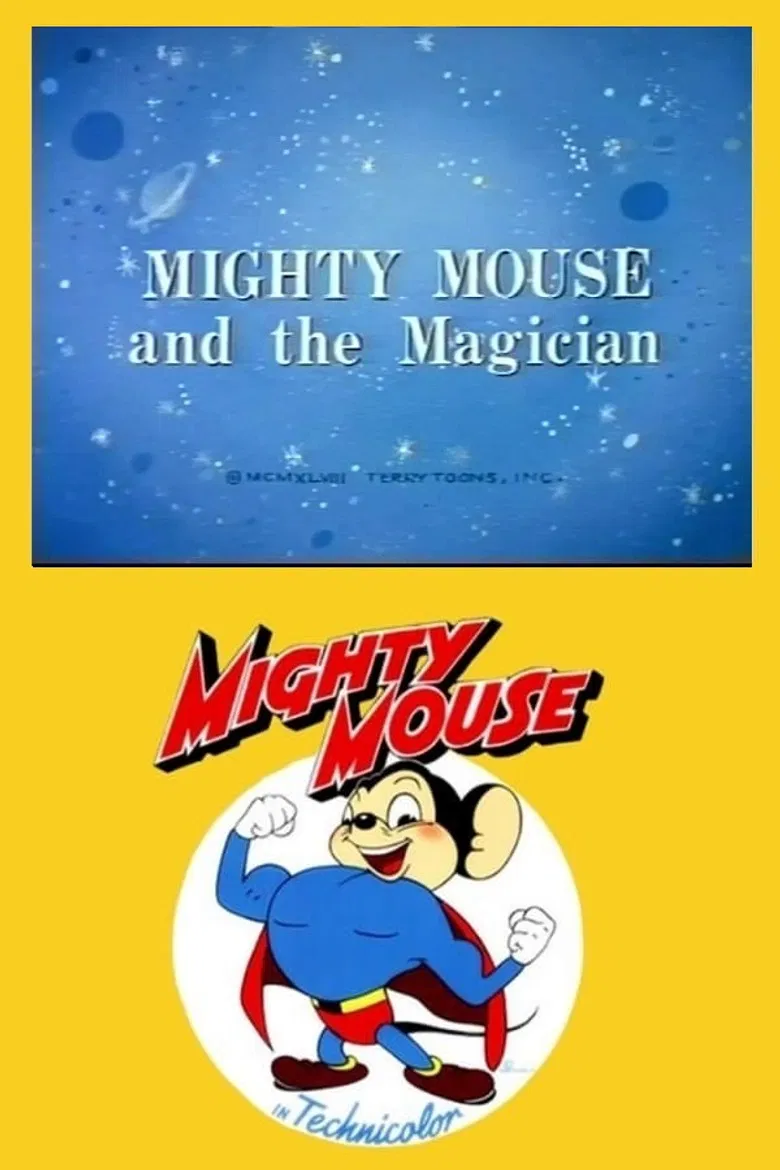 Mighty Mouse and the Magician poster background