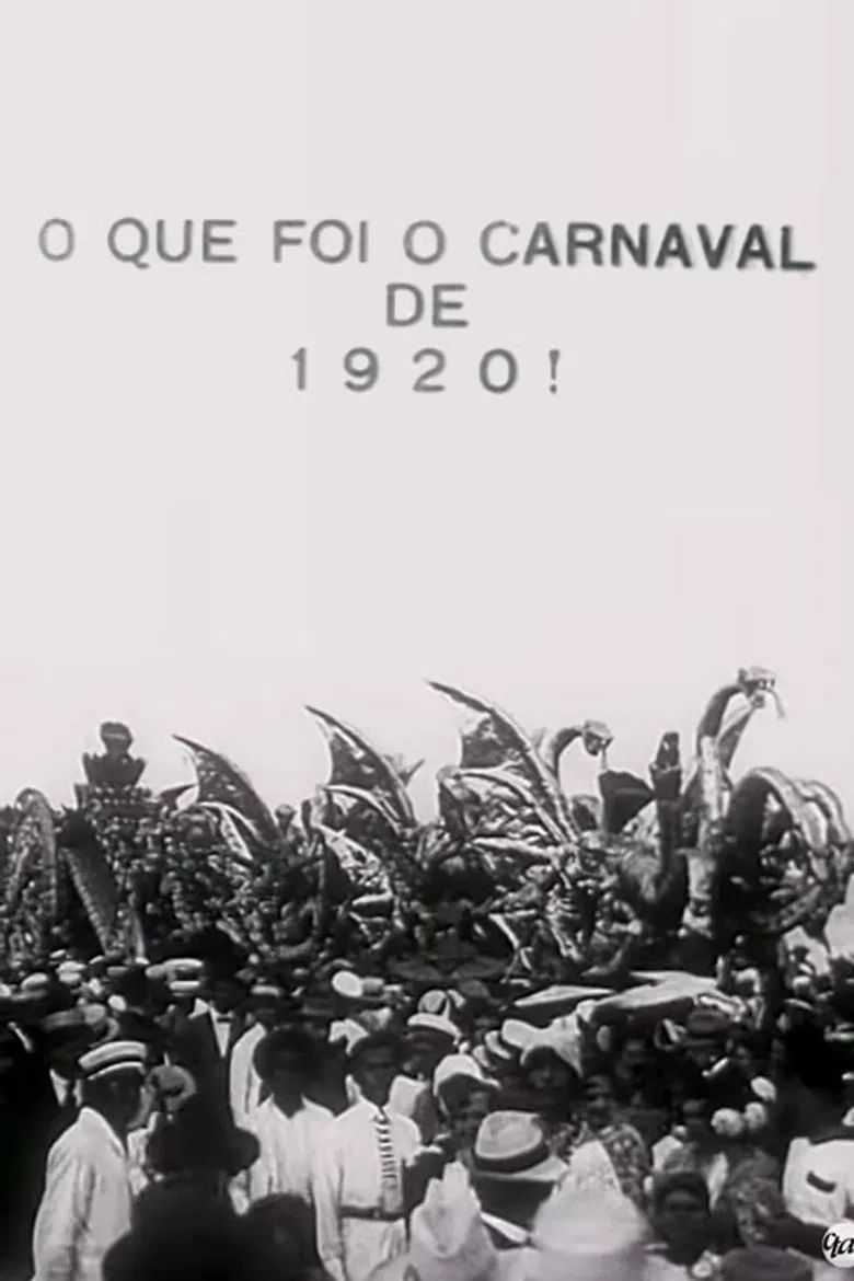 What Was the Carnival of 1920! poster background