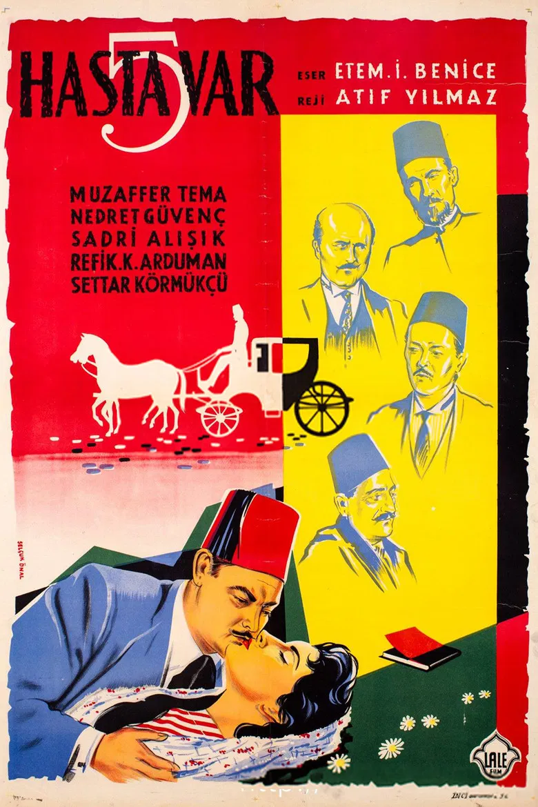 Beş Hasta Var poster background