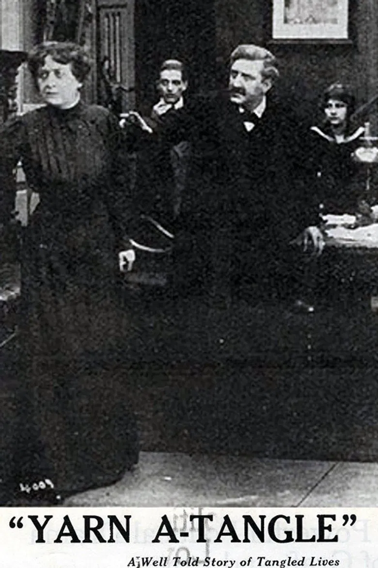 Yarn a-Tangle poster background