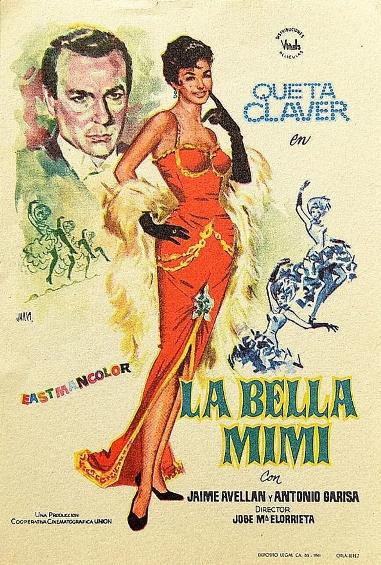 La bella Mimí poster background