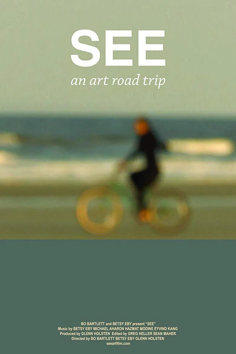 See: An Art Road Trip poster background