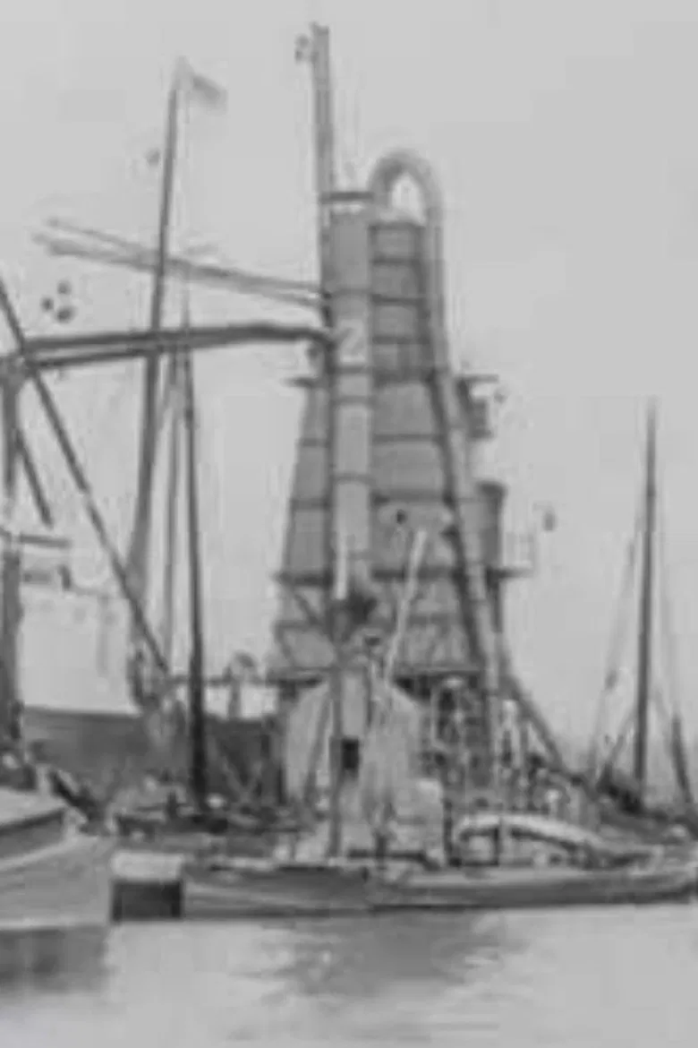 The Port of Amsterdam poster background